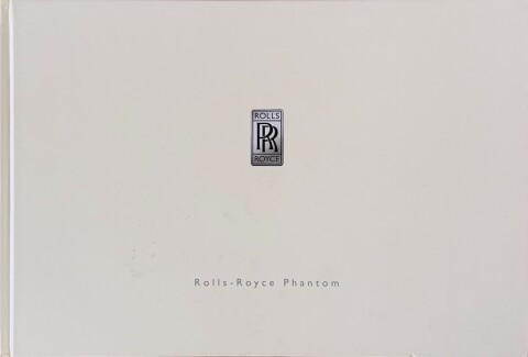 Rolls Royce Phantom nr. 01 41 0 390 416, 2005 02 20,5 x 30,5 (book), 32, EN year 2005 folder brochure