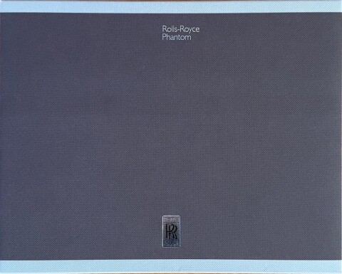 Rolls Royce Phantom nr. 01 41 0 414 721, 2006 07 22,0 x 27,5, 68, EN year 2006 folder brochure