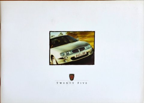 Rover 25 nr. EO1708, 1999-11 A4, 34, NL year 1999-11 folder brochure