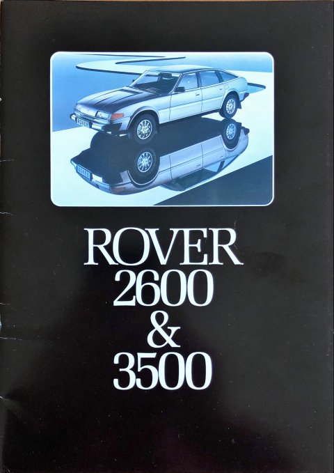 Rover 2600 & 3500 nr. LI 98A, jaren 70 A4, 34, NL year jaren 70 folder brochure