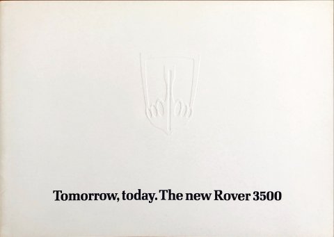 Rover 3500 nr. 3207:B, 1976-10 A4, 16, NL year 1976 folder brochure