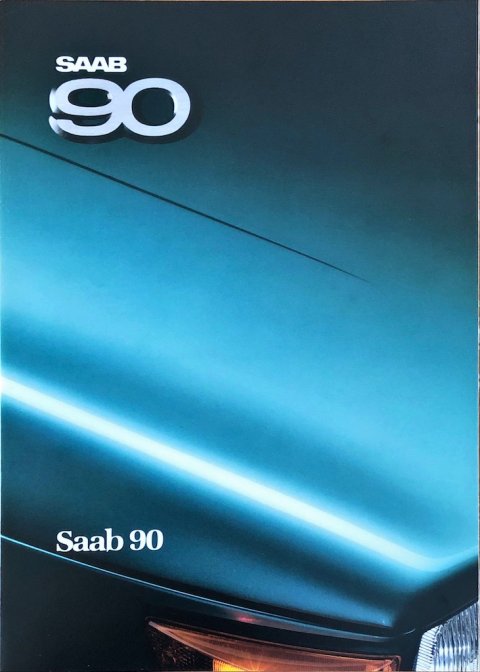 Saab 90 nr. 224550, 1986 (mj. 1987) A4, 18, NL year 1986 folder brochure (1)