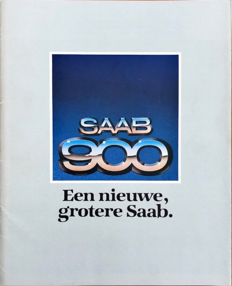 Saab 900 nr. 207365, 1978 (mj. 1979) 21,5 x 26,5, 32, NL year 1978 folder brochure (1)