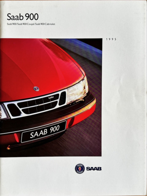 Saab 900 nr. 263707, 1994 (mj. 1995) 21,5 x 28,0, 66, NL 1994 folder brochure