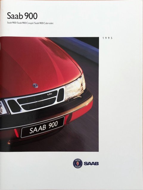 Saab 900 nr. 263707, 1994 (mj. 1995) 21,5 x 28,0, 66, NL year 1994 folder brochure (1)