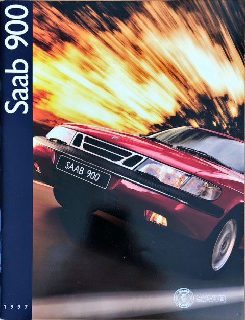 Saab 900 nr. 268839, 1996 (mj. 1997) 21,5 x 28,0, 70, NL year 1996 folder brochure (1)