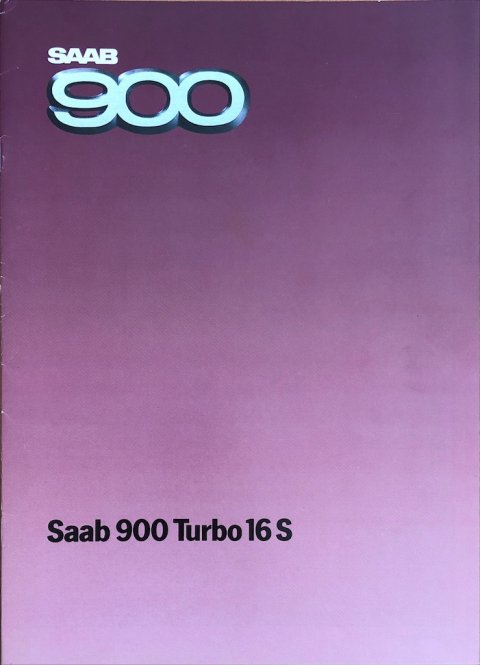 Saab 900 Turbo 16 S nr. 219600, 1984 (mj. 1985) A4, 14, NL year 1984 folder brochure (1)