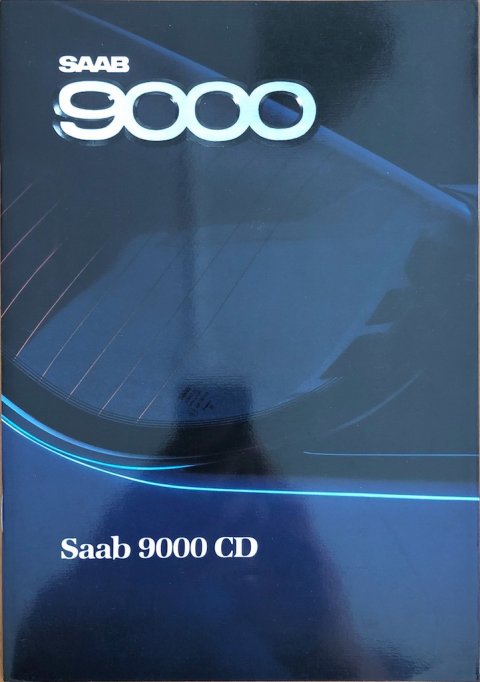 Saab 9000 CD nr. 228759, 1988 (mj. 1988) A4, 24, NL year 1988 folder brochure (1)