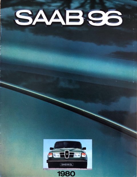 Saab 96 GL nr. -, 1979 (mj. 1980) 21,0 x 26,5, 12, NL year 1979 folder brochure (1)