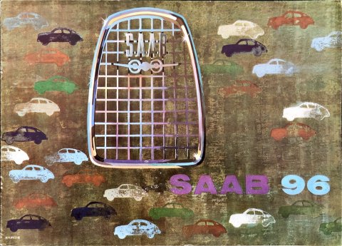Saab 96 nr. -, begin jaren 60 21,0 x 29,5, 8, NL year begin jaren 60 folder brochure (1)