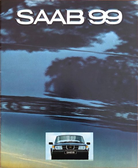 Saab 99 nr. 208678, 1979 (mj. 1980) 21,5 x 26,5, 24, NL year 1979 folder brochure (1)