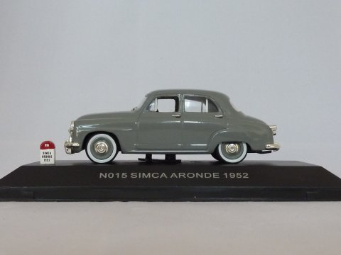 Simca Aronde, 1952, grijs, Nostalgie, N015