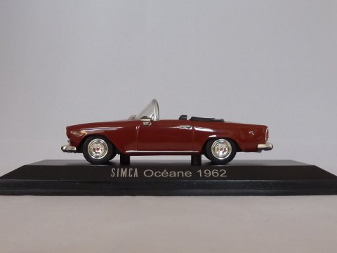 Simca Oceane, 1962, rood, Norev, 574325