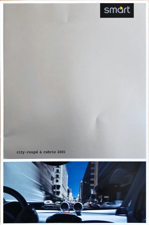 Smart City-coupe : Cabrio nr. 001 1397 V001, 2001 19,5 x 29,7, 70, NL year 2001 folder brochure