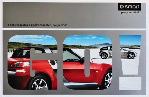 Smart Roadster & Roadster-coupe nr. 001 5481 V001, 2003 19,5 x 29,7, 42, NL year 2003 folder brochure