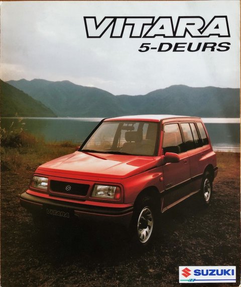 Suzuki Vitara 5-deurs nr. 60191, 1991-01 NL 1991 folder brochure