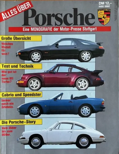 Tijdschrift Porsche Monografie 1990