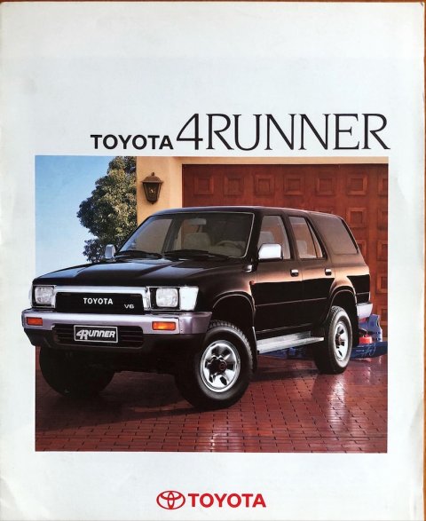 Toyota 4Runner nr. -, 1989-12 NL 1989 folder brochure
