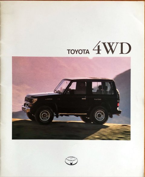 Toyota 4WD nr. -, 1991-06 NL 1991 folder brochure