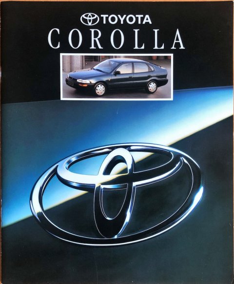 Toyota Corolla nr. F0892-10000, 1992 NL 1992 folder brochure