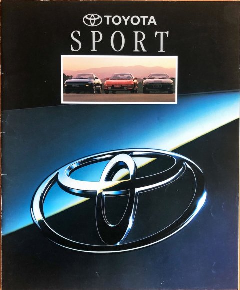 Toyota Sport nr. F1191-25000, 1991-11 NL 1991 folder brochure