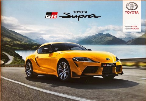 Toyota Supra GR nr. M9720, 2020 BE-NL 2020 folder brochure