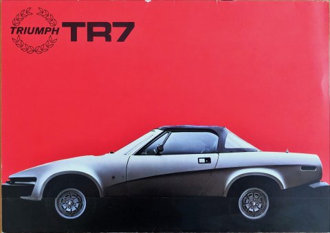 Triumph TR 7 nr. -, jaren 70 A4, 14, NL year jaren 70 folder brochure