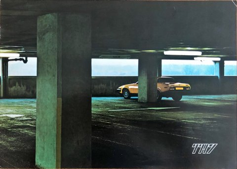 Triumph TR 7 nr. LI 101, jaren 70 A4, 10, NL year jaren 70 folder brochure