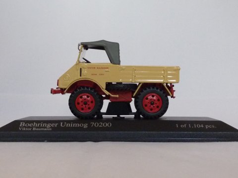 Unimog Boehringer 70200, 1949, bruin, Minichamps, 439 030261 