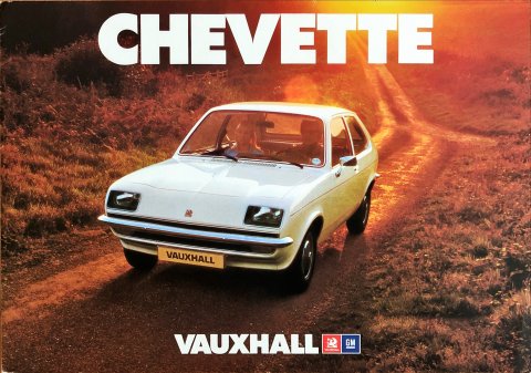 Vauxhall Chevette nr. TCE 5103, 1976 A4, 8, NL year 1976 folder brochure