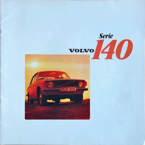Volvo 140 nr. RSP:PV 506 - 73.8.72, 1972-08 28,0 X 28,0, 16, NL year 1972 folder brochure (1)