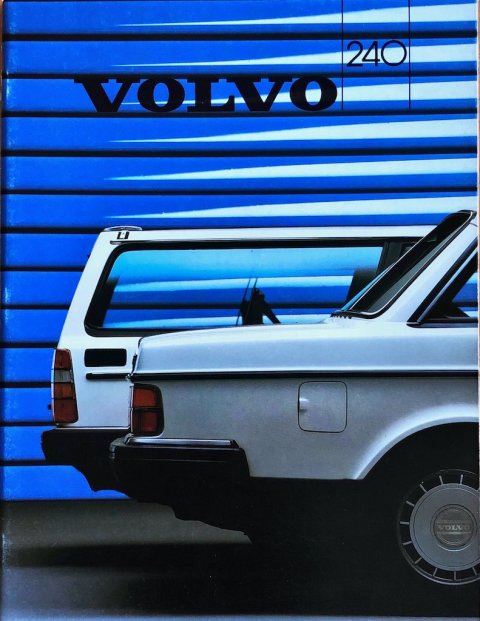 Volvo 240 nr. MS:PV 1777-86, 1985 (mj. 1986) 21,5 x 28,0, 40, NL year 1985 folder brochure (1)