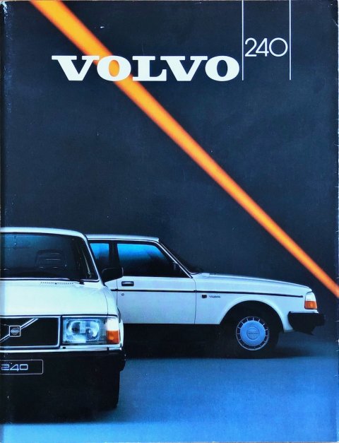 Volvo 240 nr. MS:PV 2377-87, 1986 (mj. 1987) 21,5 x 28,0, 38, NL year 1986 folder brochure (1)