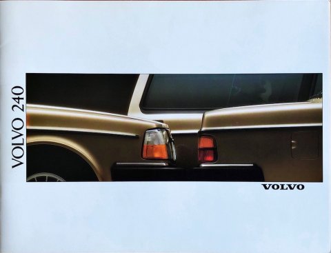 Volvo 240 nr. MS:PV 3397-89:2, 1988 (mj. 1989) 21,5 x 28,0, 34, NL year 1988 folder brochure (1)