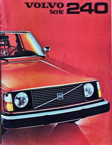 Volvo 240 nr. RSP:PV 1811:2-75, 1974 (mj. 1975) 21,5 x 28,0, 24, NL year 1974 folder brochure (1)
