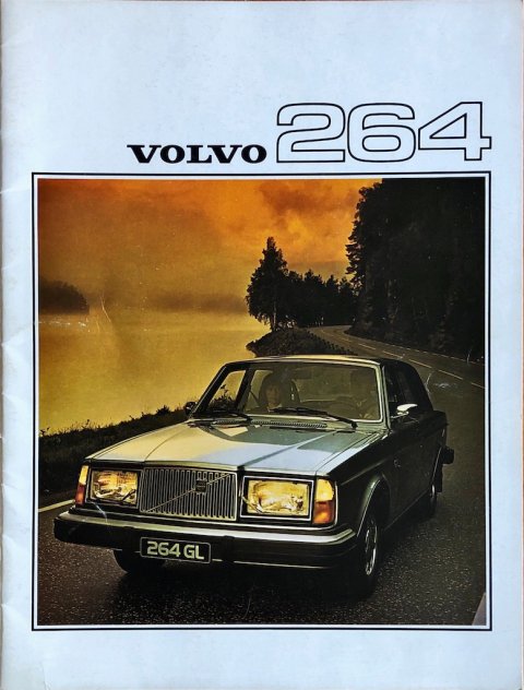 Volvo 264 nr. RSP:PV 2700:2-76, 1975 (mj. 1976) 21,5 x 28,0, 24, NL year 1975 folder brochure (1)
