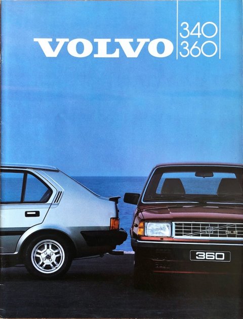 Volvo 340 : 360 nr. ASP:CAR BV 1311-84, 1983 (mj. 1984) 21,5 x 28,0, 32, NL year 1983 folder (1)