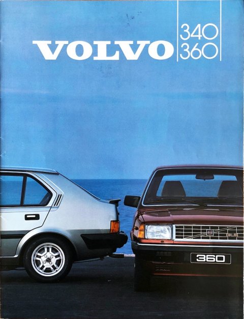 Volvo 340 : 360 nr. ASP:CAR BV 1311-84-2, 1983 (mj. 1984) 21,5 x 28,0, 32, NL year 1983 folder (1)