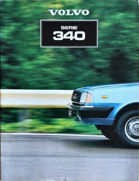 Volvo 340 nr. ASP:BV 9030-81, 1980 (mj. 1981) 21,5 x 28,0, 28, NL year 1980 folder brochure (1)