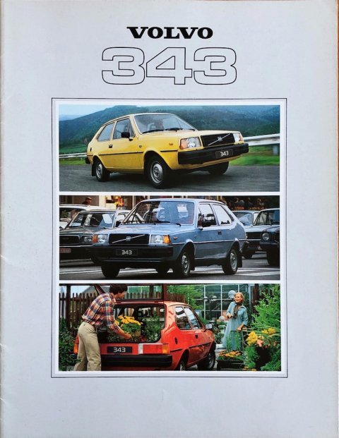 Volvo 343 nr. ASP:BV 6100-79, 1978 (mj. 1979) 21,5 x 28,0, 28, NL year 1978 folder brochure (1)