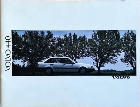 Volvo 440 nr. ASP:CAR BV 5561-90, 1989 (mj. 1990) 21,5 x 28,0, 42, NL year 1989 folder brochure (1)