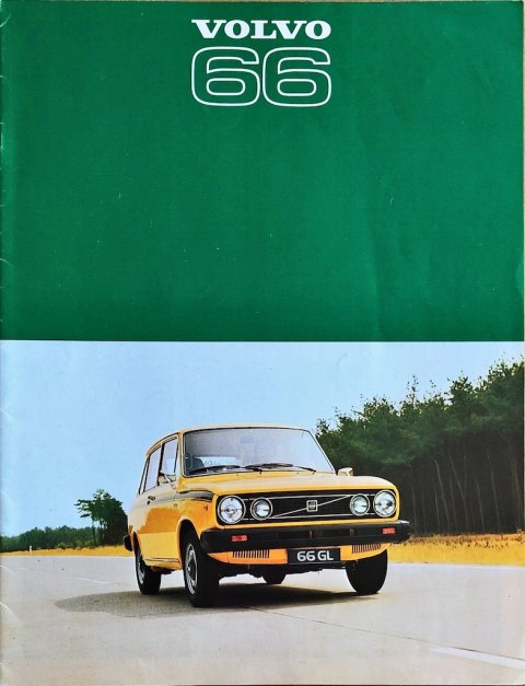 Volvo 66 nr. 1200-76, 1976-08 21,5 x 28,0, 20, NL year 1976 folder brochure (1)