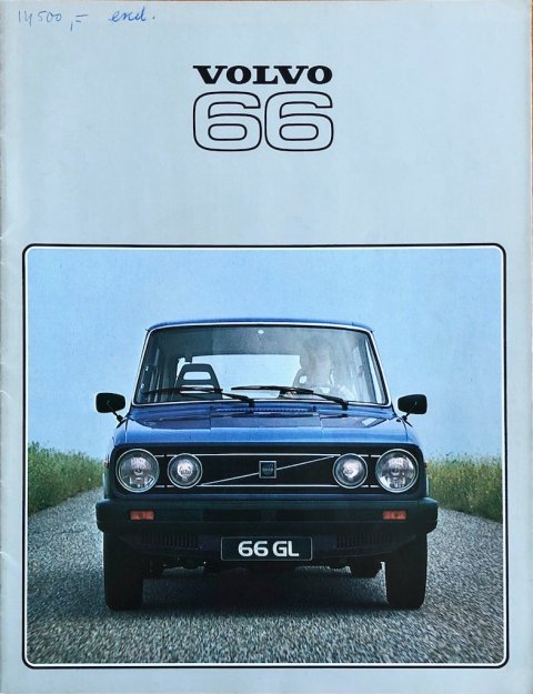 Volvo 66 nr. ASP:BV 3520-78, 1977 (mj. 1978) 21,5 x 28,0, 24, NL year 1977 folder brochure pen (1)