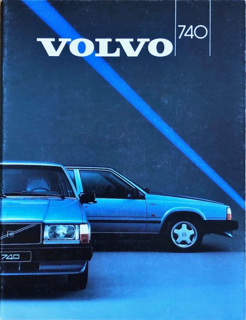 Volvo 740 nr. MS:PV 2287-87, 1986 (mj. 1987) 21,5 x 28,0, 40, NL year 1986 folder brochure (1)