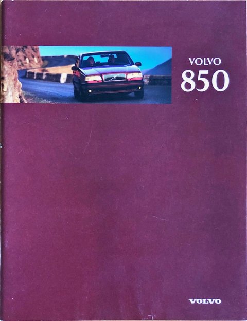 Volvo 850 nr. MS:PV 7455-96, 1995 (mj. 1996) 21,5 x 28,0, 48, NL year 1995 folder brochure (1)